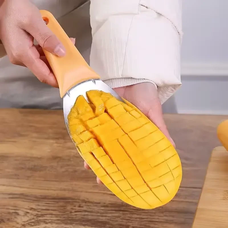 Mango Splitter Tool - 2026 ช้อนมะม่วงอเนกประสงค์ใหม่ มีดมะม่วง เครื่องมือตัดมะม่วง เครื่องปอกเปลือก เครื่องปอกมะม่วงและอะโวคาโด