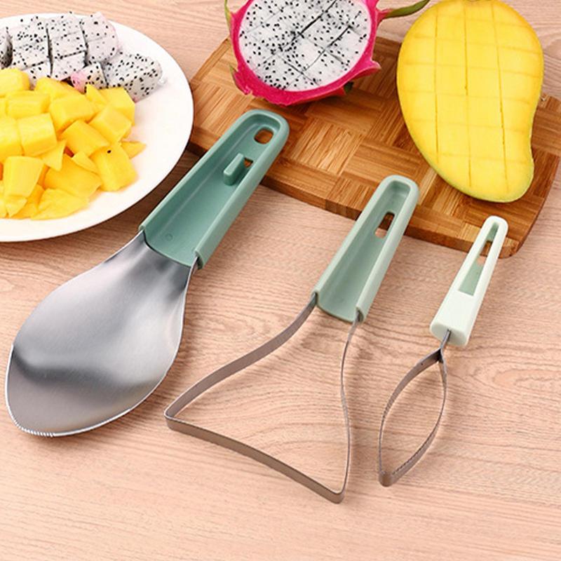 Mango Splitter Tool - Mango Peeler 3pcs ผลไม้ PIT Remover