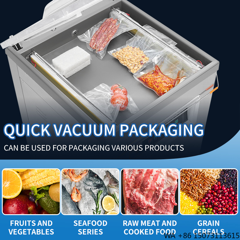 Meal Prep Bag - เครื่องซีลสูญญากาศแบบแนวตั้ง รุ่น DZ-500 แบบห้องเดียว กึ่งอัตโนมัติ พร้อมมอเตอร์