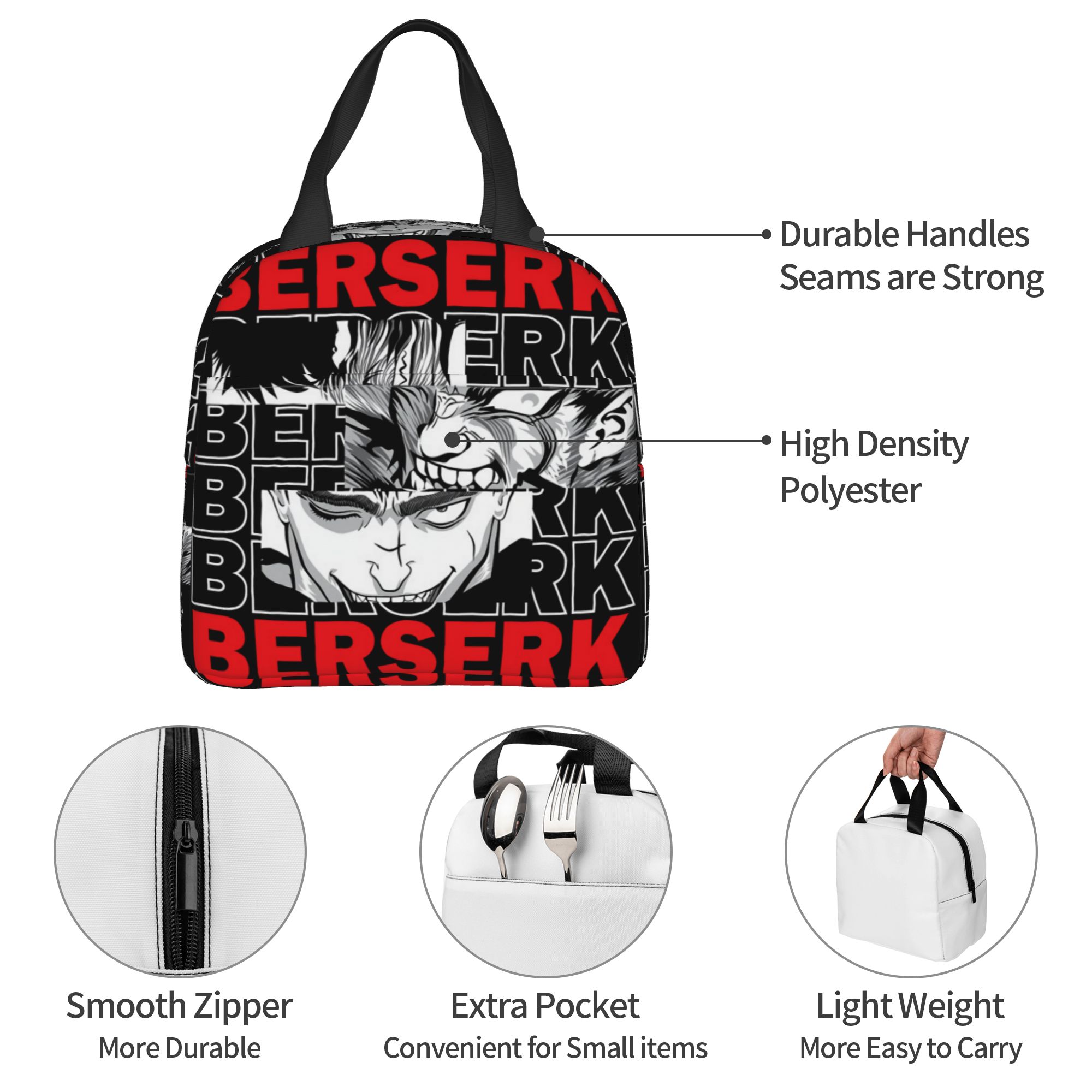 B-Berserks กระเป๋าใส่อาหารกลาง - Meal Prep Bag บทวิจารณ์และราคา