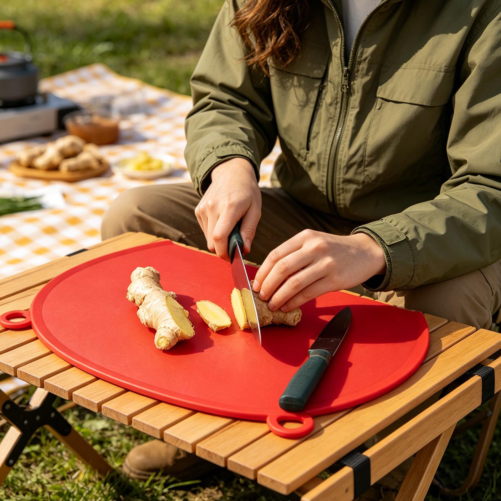 เขียงพร้อมที่ระบายน้ำ แผ่นซิลิ - Food Prep Mat บทวิจารณ์และราคา