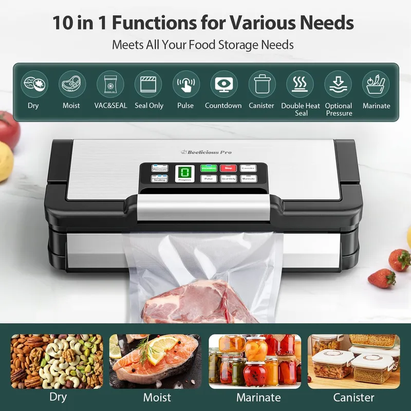 เครื่องซีลสุญญากาศระดับมืออาชี - Pro Meal Prep บทวิจารณ์และราคา