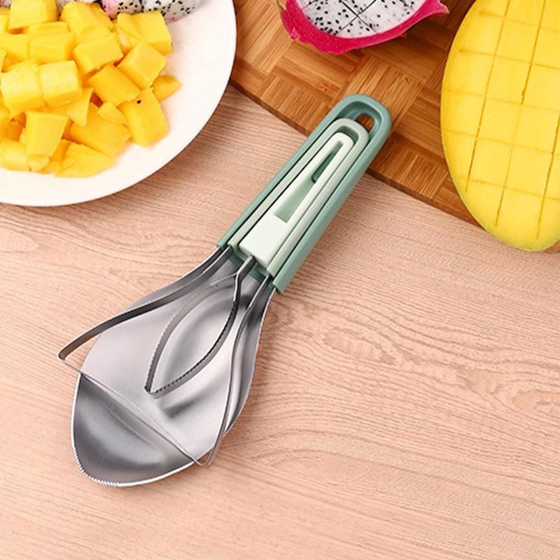 3in1 Mango Peeling มีดตัด Mang - Mango Splitter Tool บทวิจารณ์และราคา