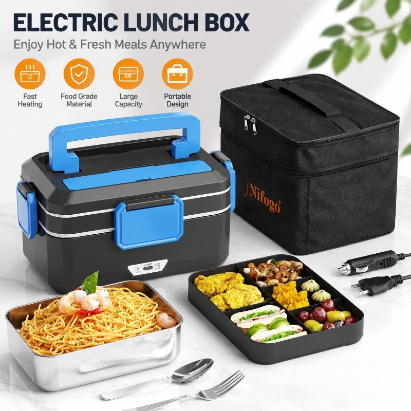 กล่องอาหารอุ่นไฟฟ้าแบบใช้งานสอ - Meal Prep Bag บทวิจารณ์และราคา