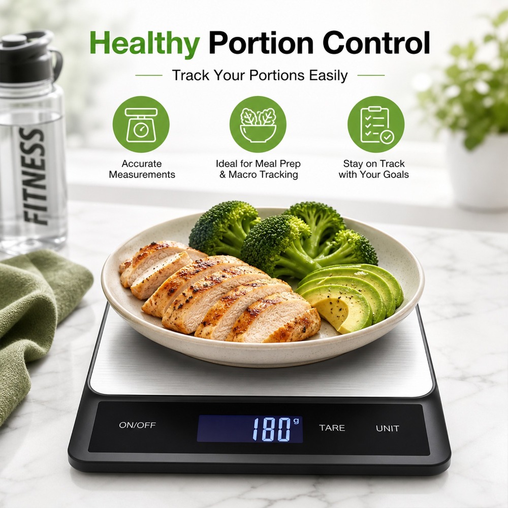 เครื่องชั่งอาหารดิจิตอลกันน้ำ  - Meal Prep Diet บทวิจารณ์และราคา